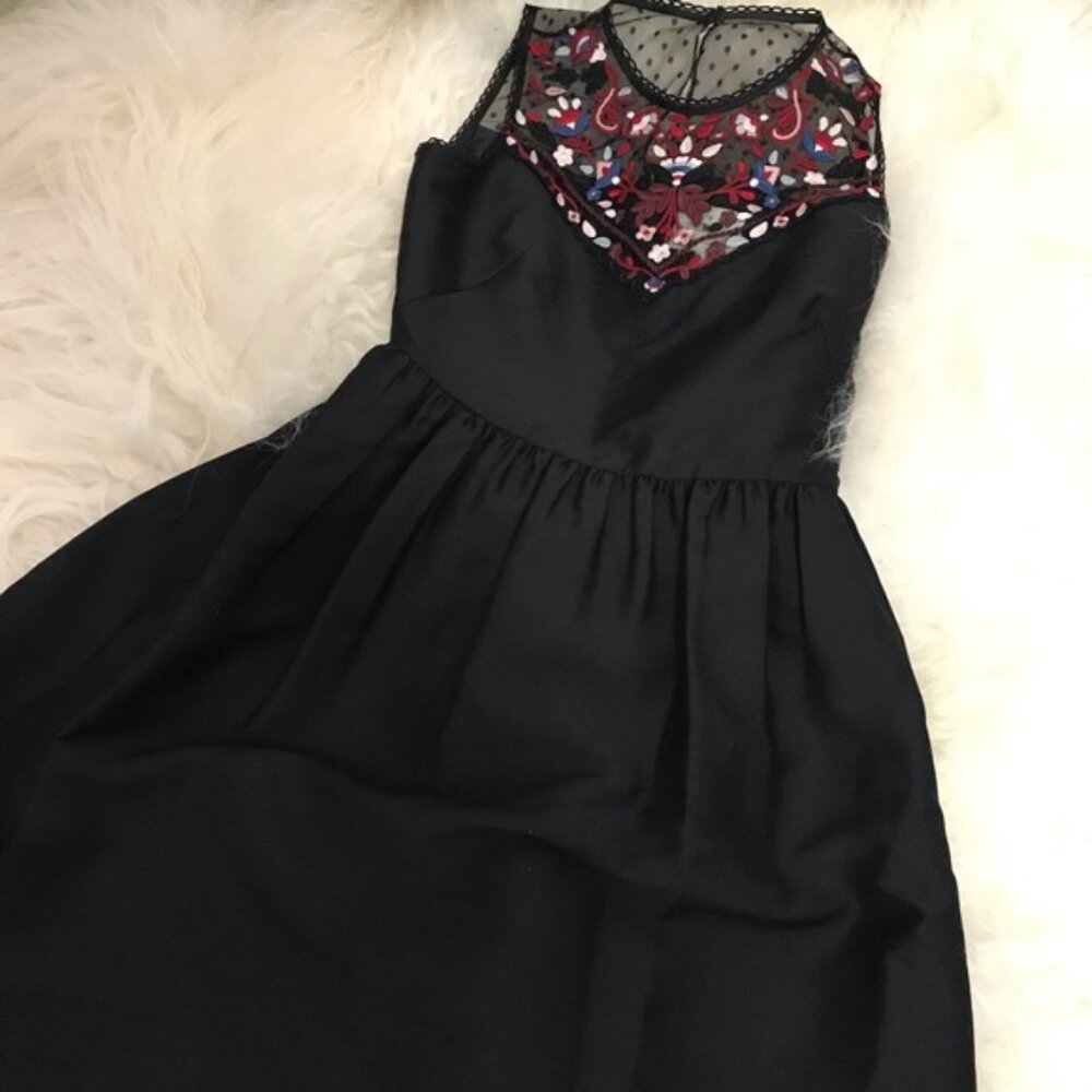 Kate Spade embroidered mikado dress - Picture 7 of 8